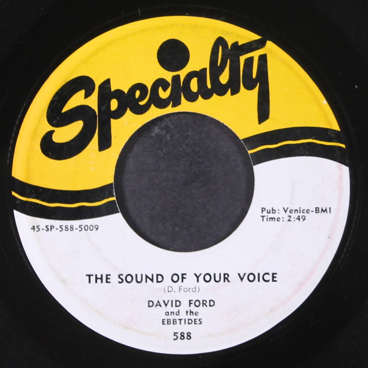 my confession / the sound of your voice by DAVID FORD & EBBTIDES
