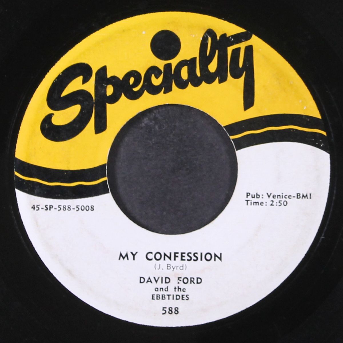 my confession / the sound of your voice by DAVID FORD & EBBTIDES