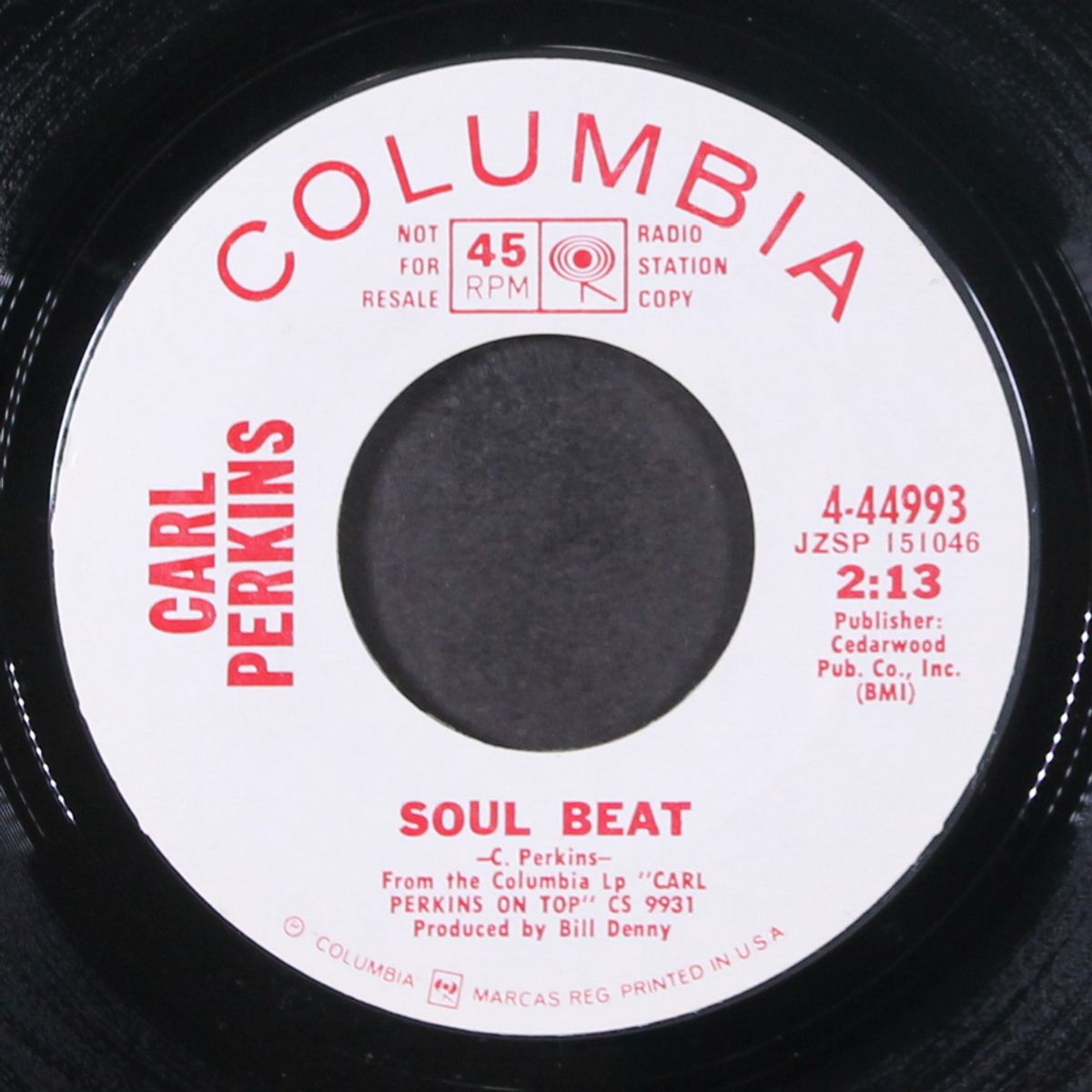 c.c. rider / soul beat by CARL PERKINS
