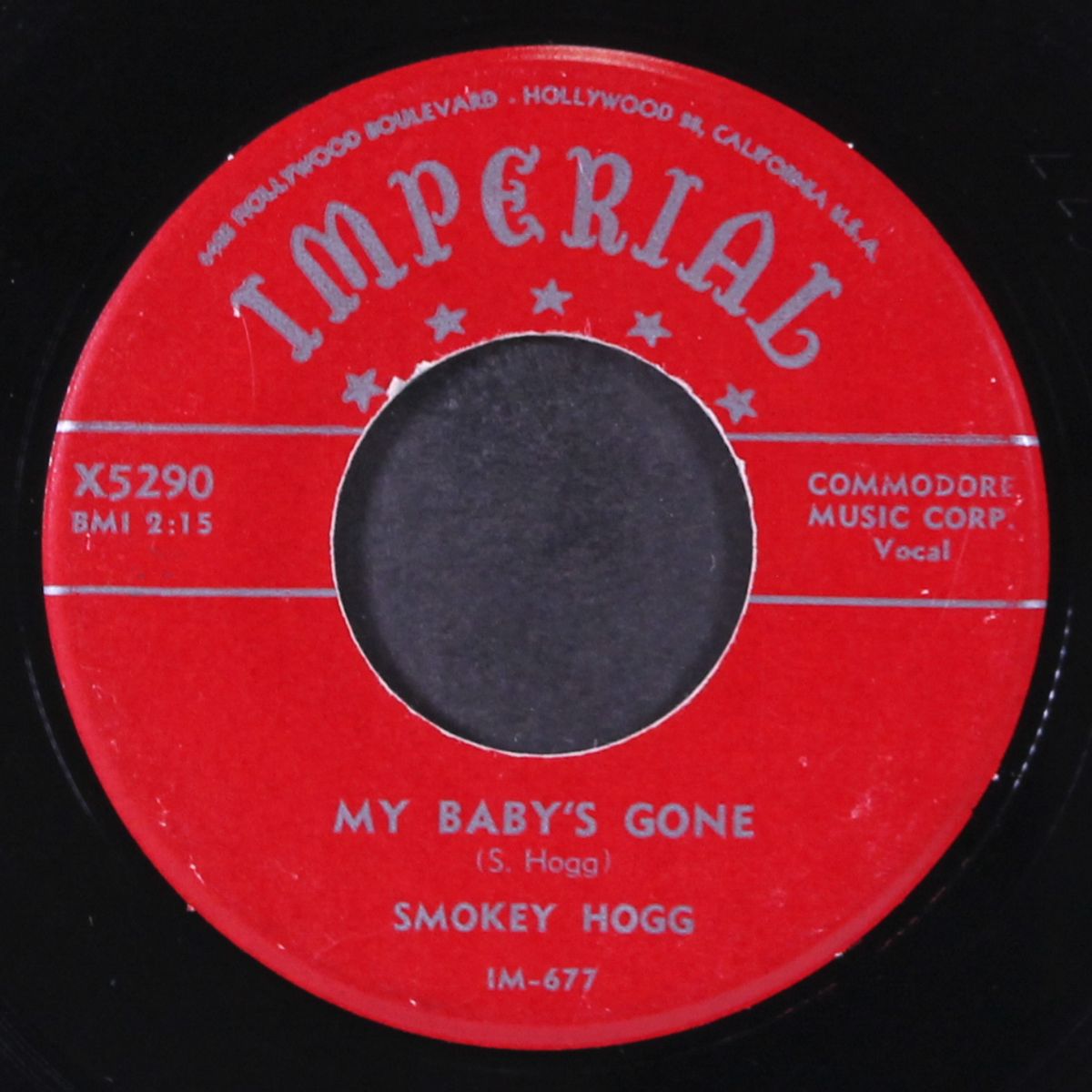 train whistle / my baby's gone by SMOKEY HOGG