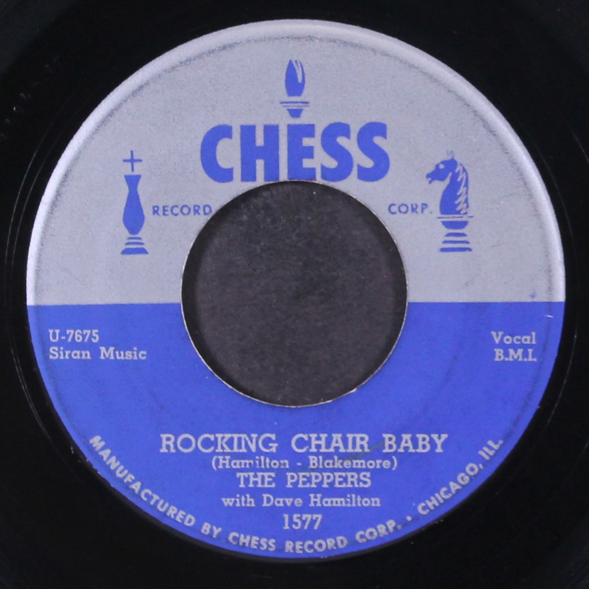 rocking chair baby / hold on by PEPPERS W/ DAVE HAMILTON