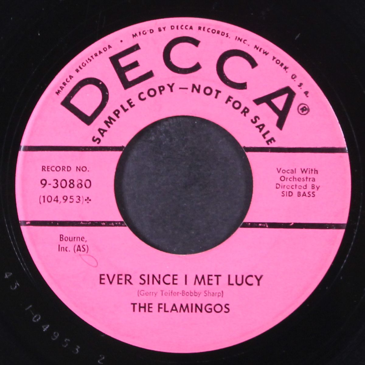kiss-a-me / ever since i met lucy by FLAMINGOS