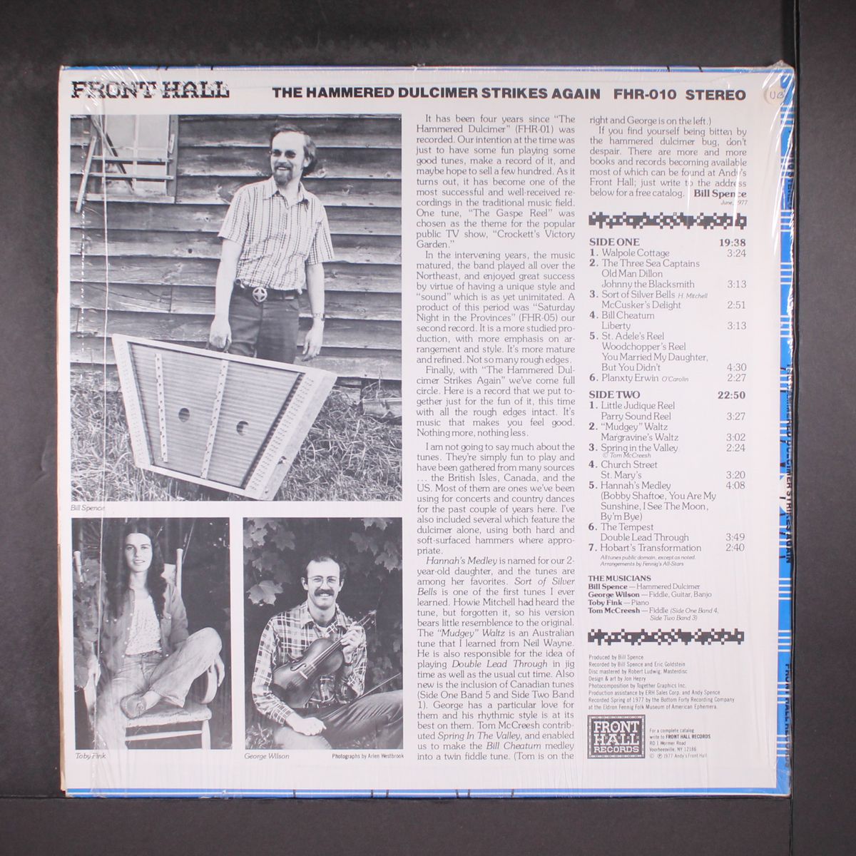 the hammered dulcimer strikes again by BILL SPENCE