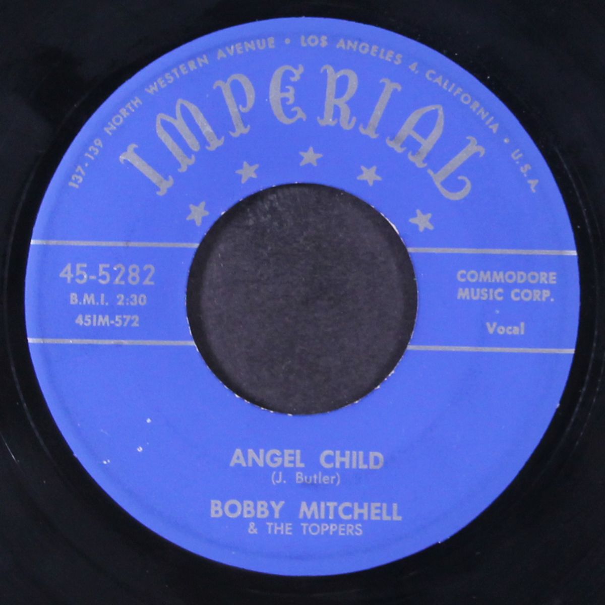 angel child / school boy blues by BOBBY MITCHELL & TOPPERS