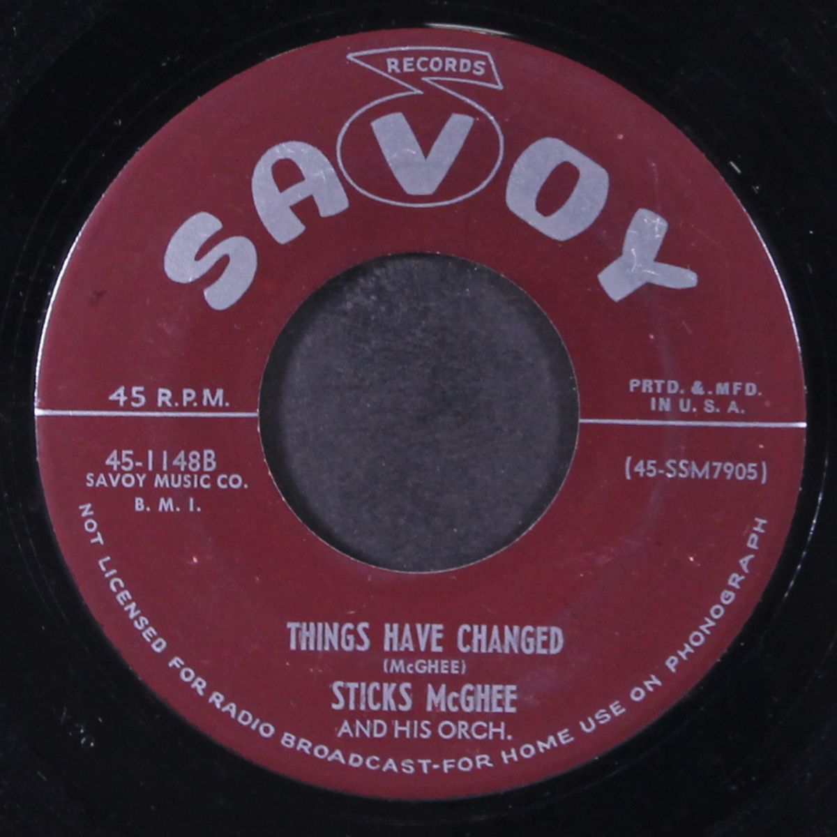 help me baby / things have changed by STICKS MCGHEE