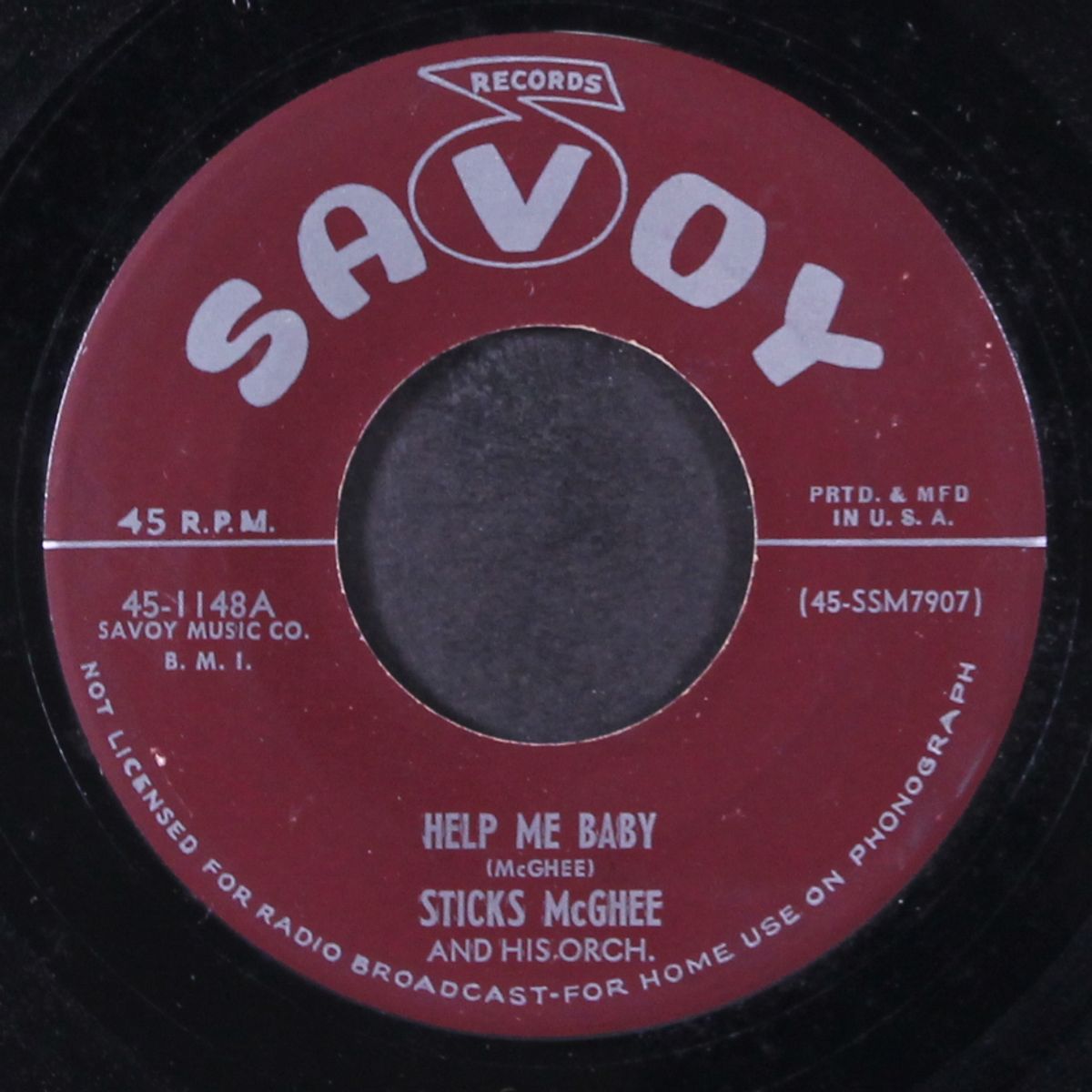 help me baby / things have changed by STICKS MCGHEE
