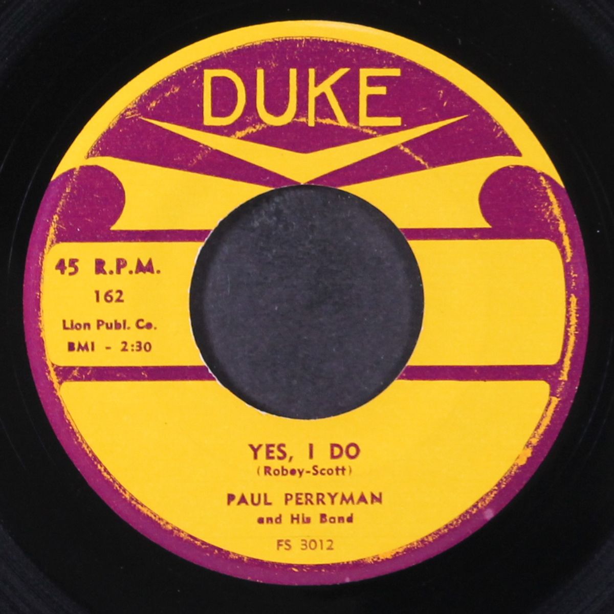yes i do / just for your call by PAUL PERRYMAN
