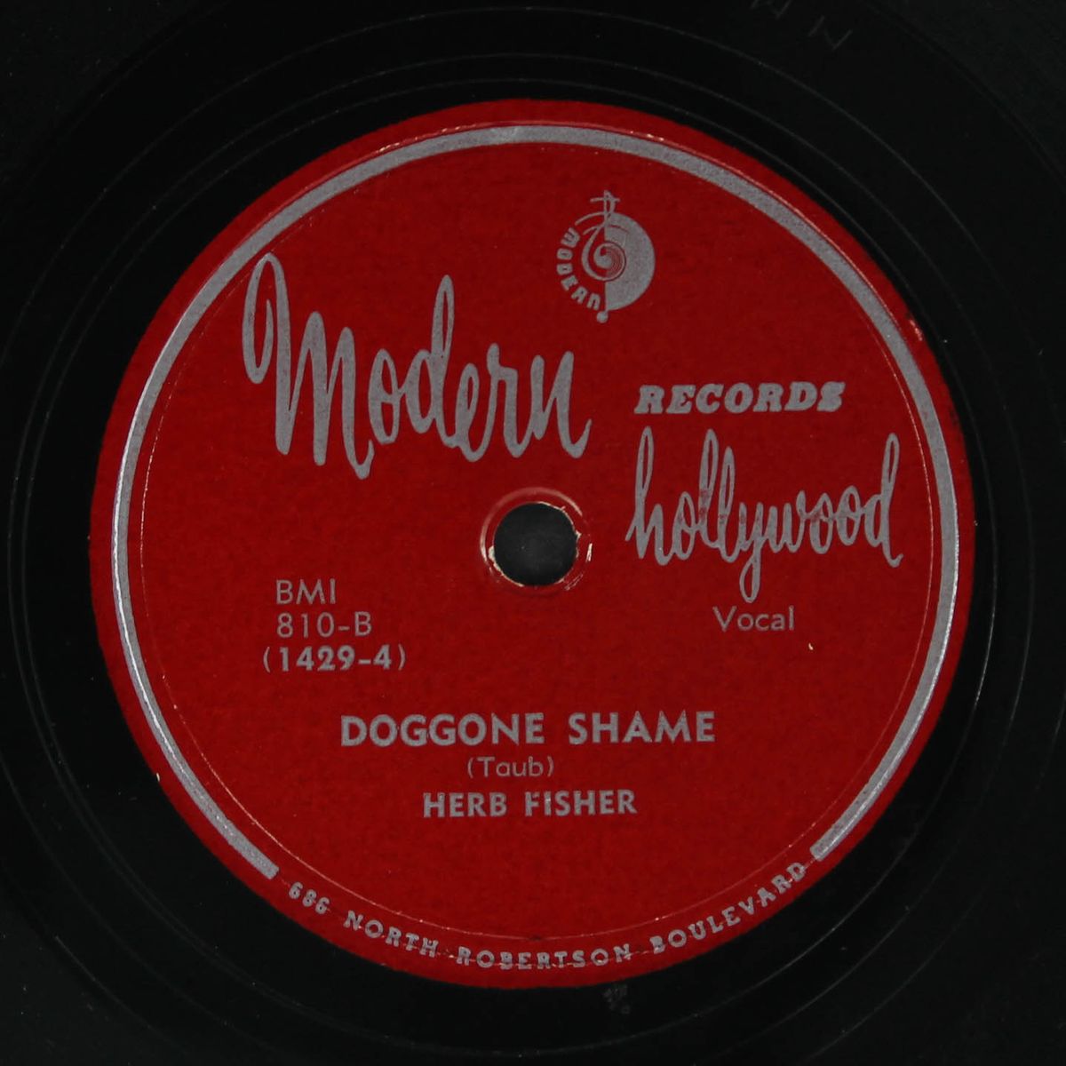 don't want nobody else / doggone shame by HERB FISHER
