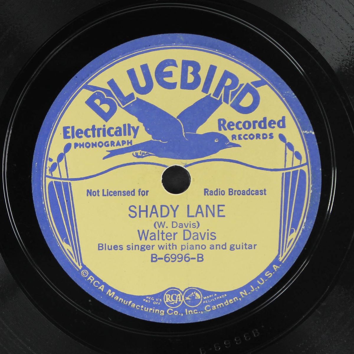 good gal / shady lane by WALTER DAVIS