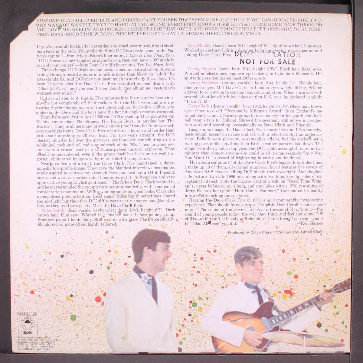 glad all over again by DAVE CLARK FIVE