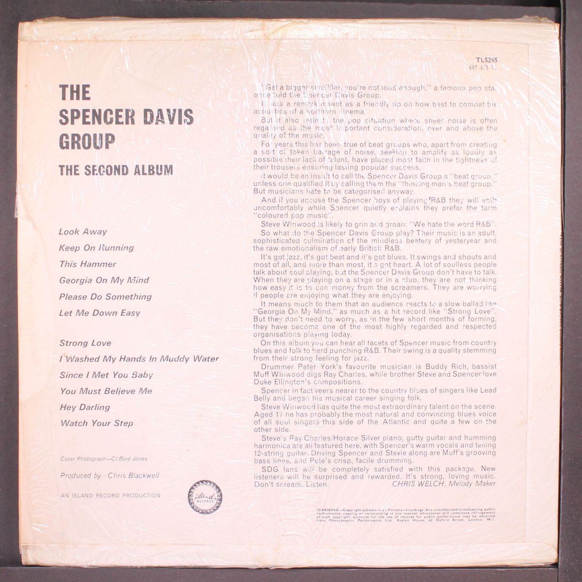 the second album by SPENCER DAVIS GROUP