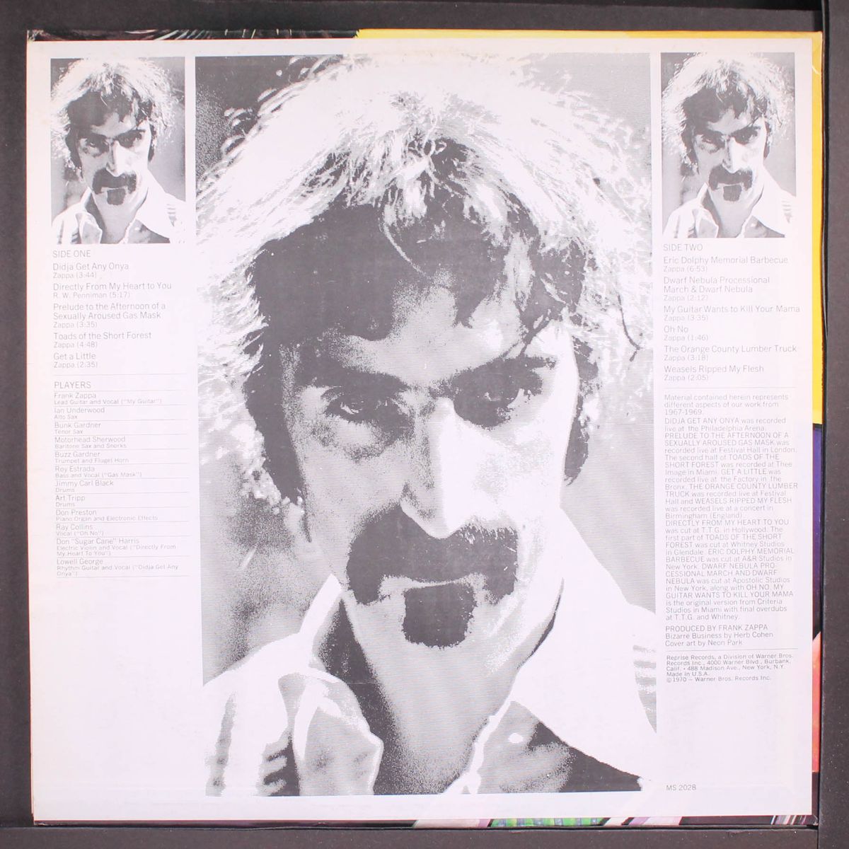 weasels ripped my flesh by MOTHERS OF INVENTION