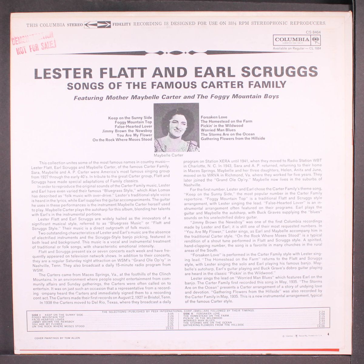 songs of the famous carter family by FLATT & SCRUGGS