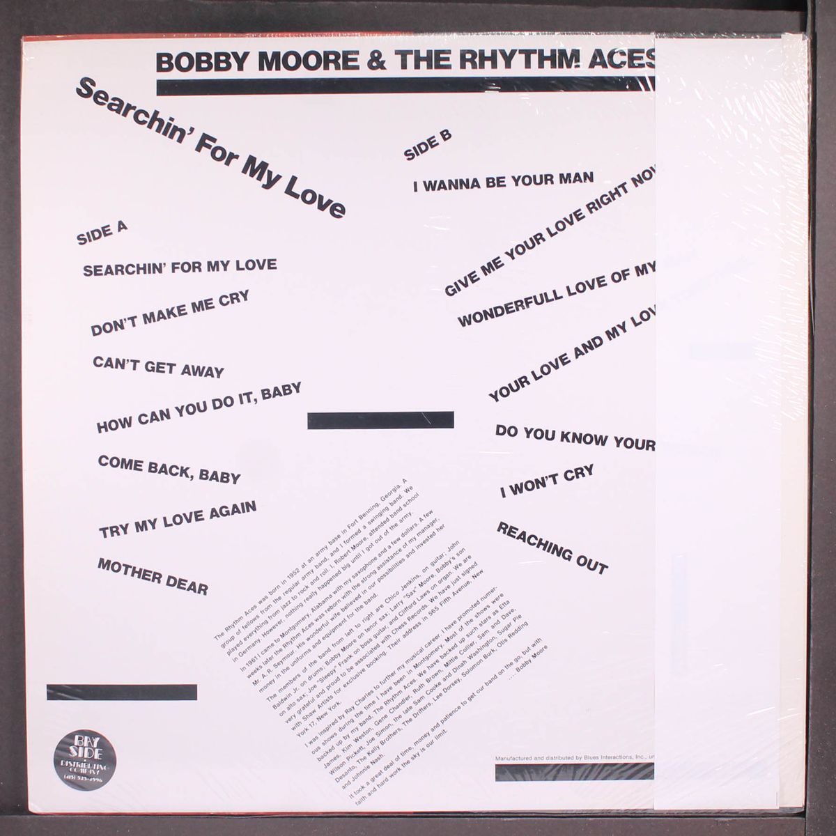 searchin' for my love by BOBBY MOORE & RHYTHM ACES