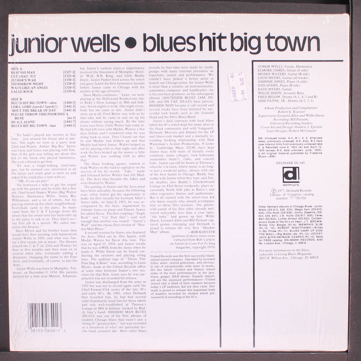 blues hit big town by JUNIOR WELLS
