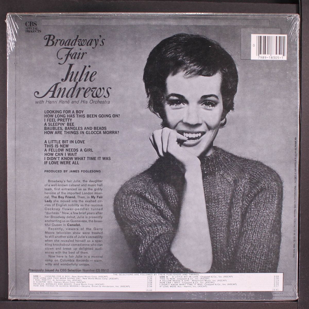 broadway's fair by JULIE ANDREWS