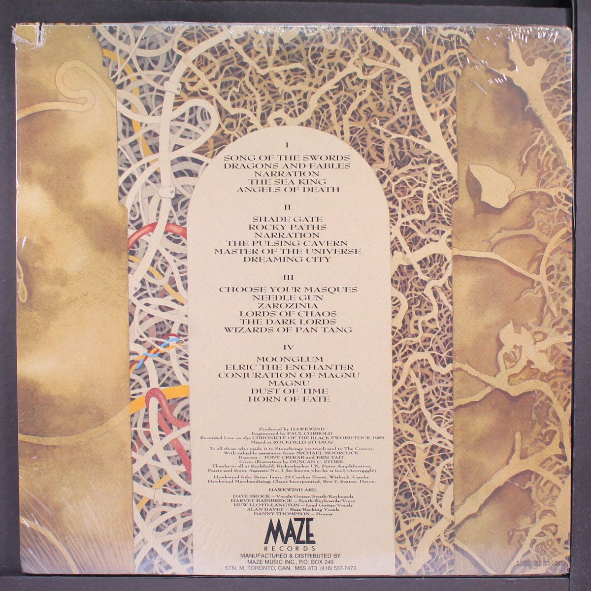 live chronicles by HAWKWIND
