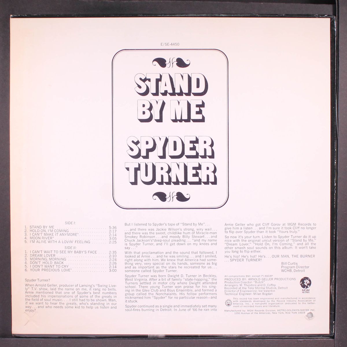 stand by me by SPYDER TURNER