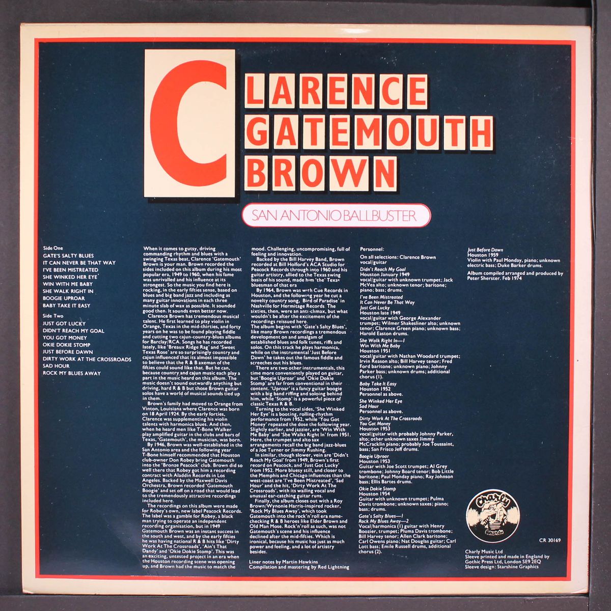 san antonio ballbuster by CLARENCE 'GATEMOUTH' BROWN