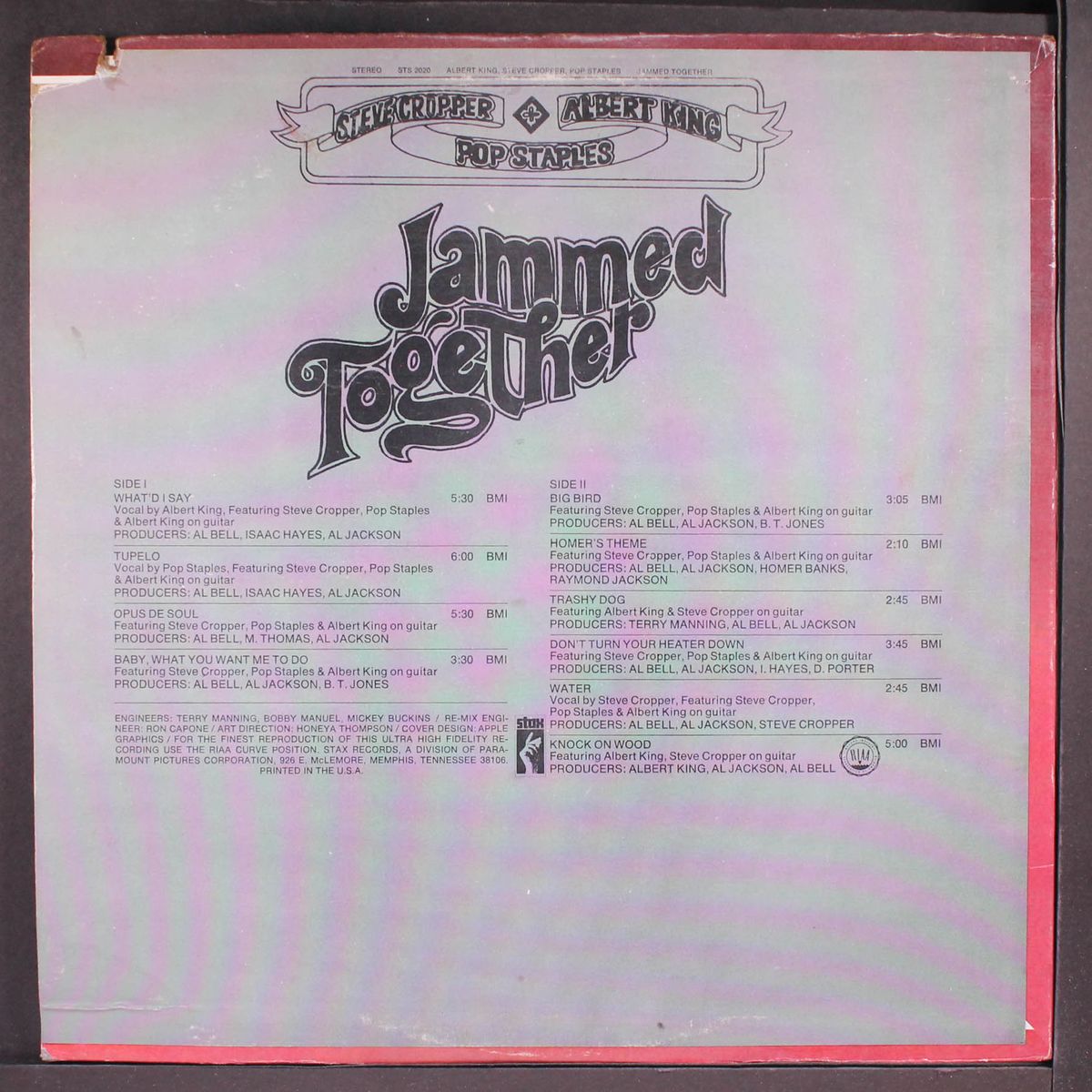 jammed together by ALBERT KING, CROPPER, STAPLES