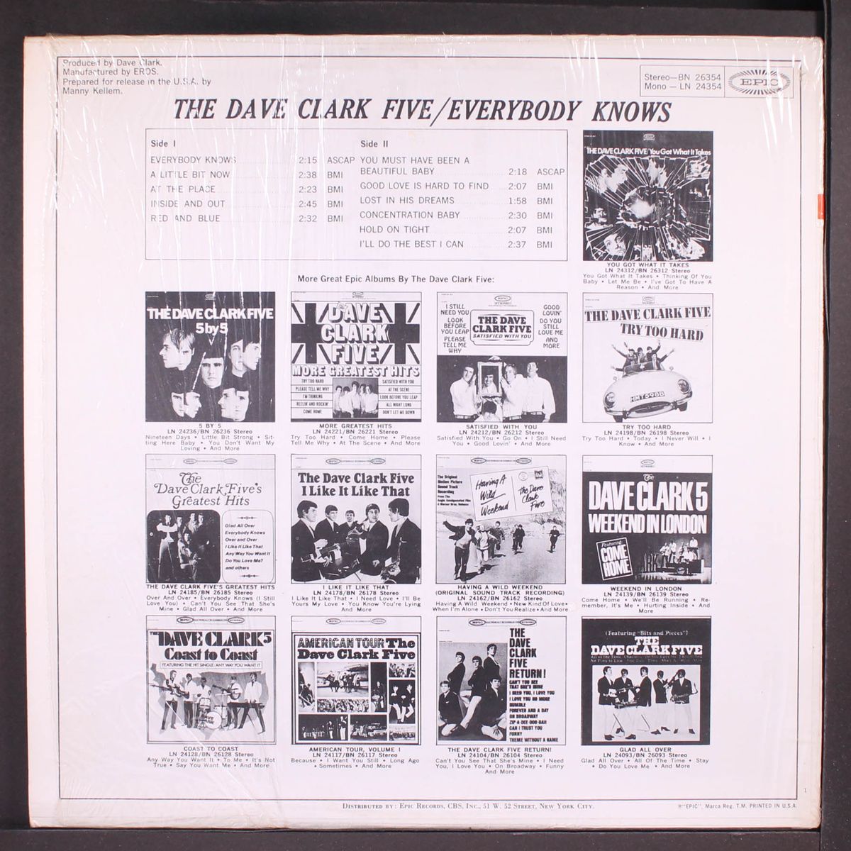 everybody knows by DAVE CLARK FIVE