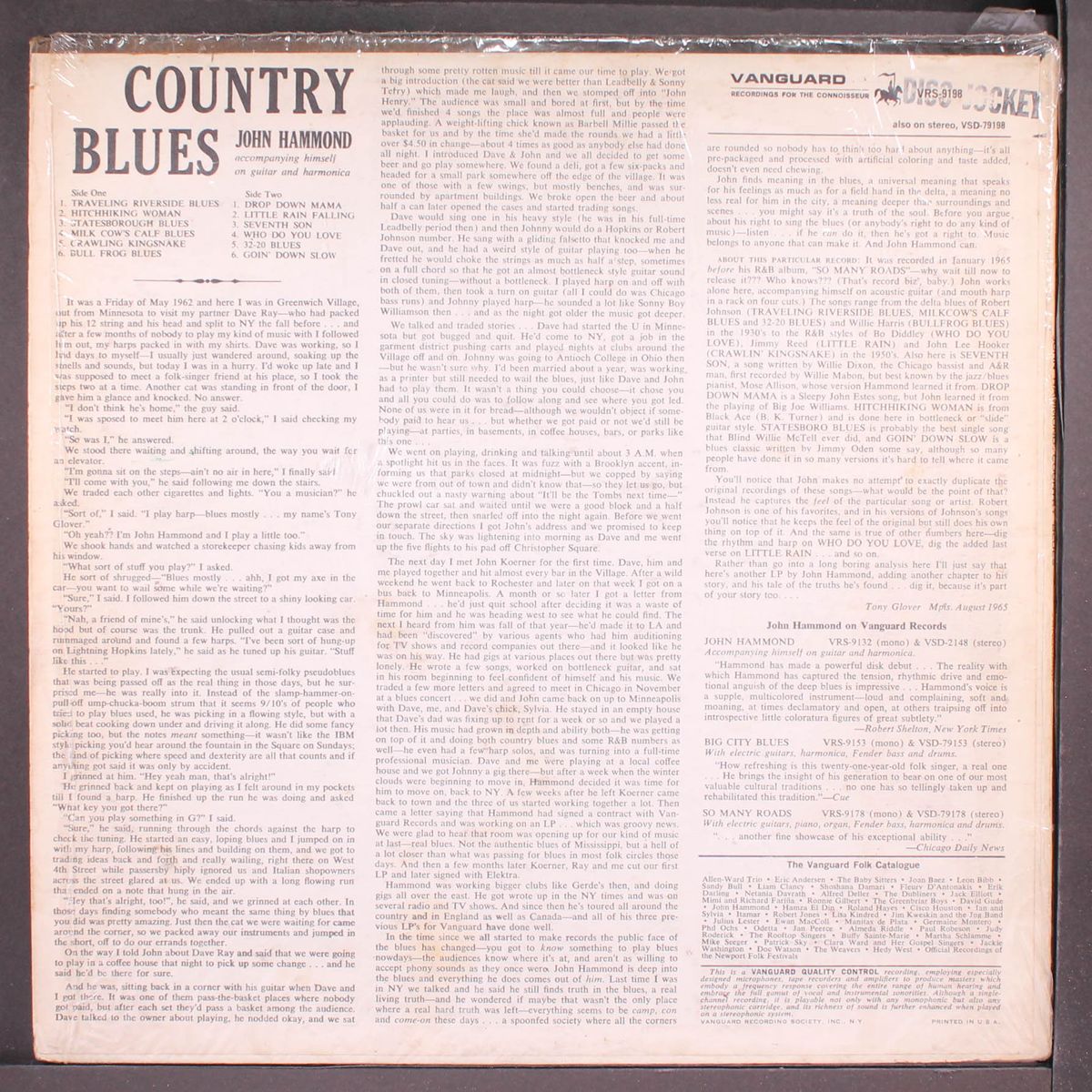 country blues by JOHN HAMMOND