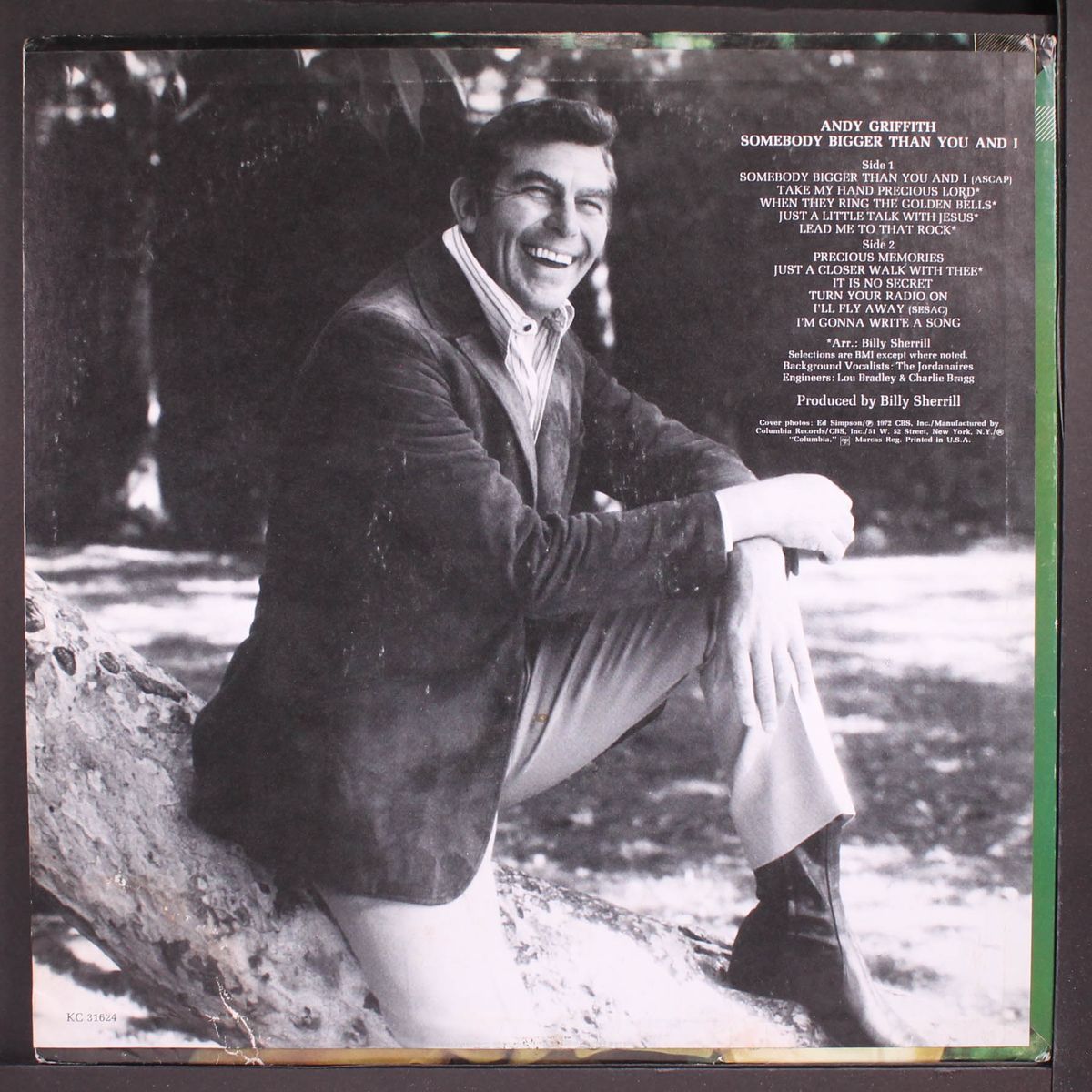 somebody bigger than you and i by ANDY GRIFFITH