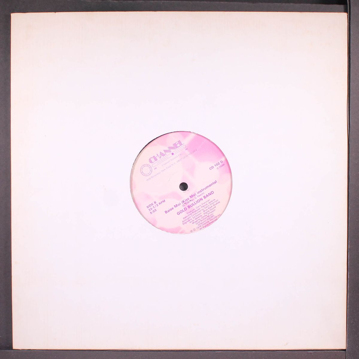 baise moi (kiss me / instro) by PAM TODD & GOLD BULLION BAND
