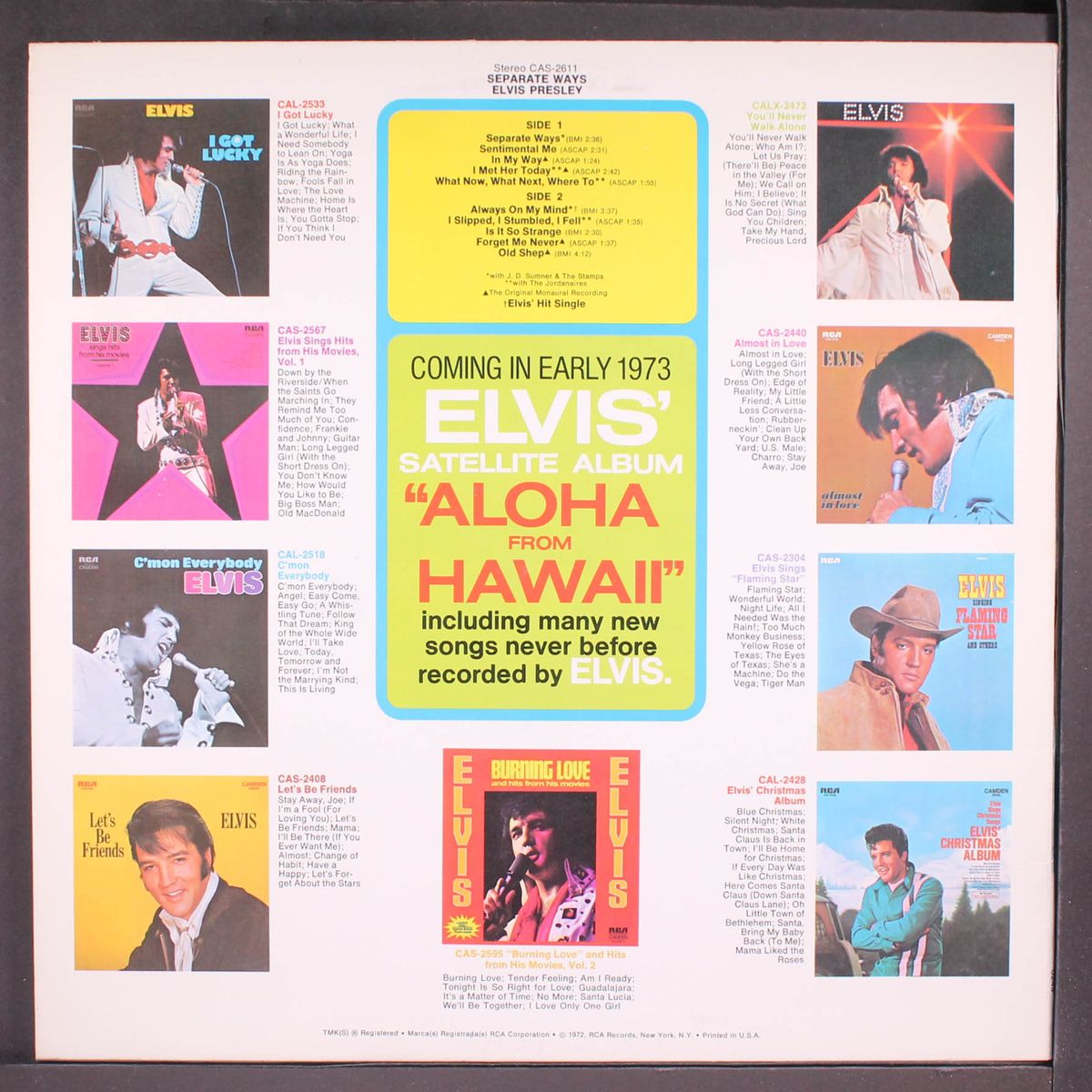 separate ways by ELVIS PRESLEY