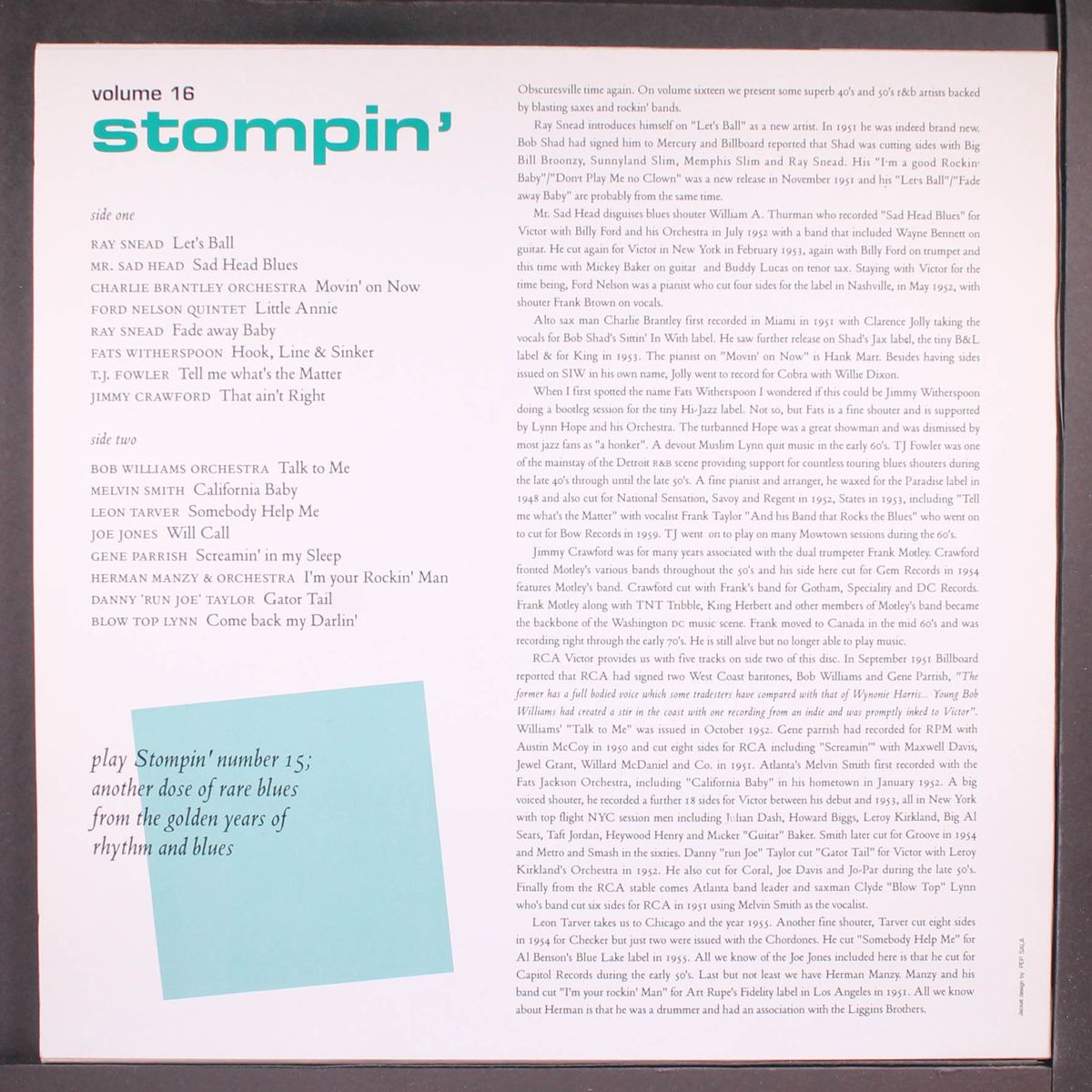 stompin', vol. 16 by VARIOUS