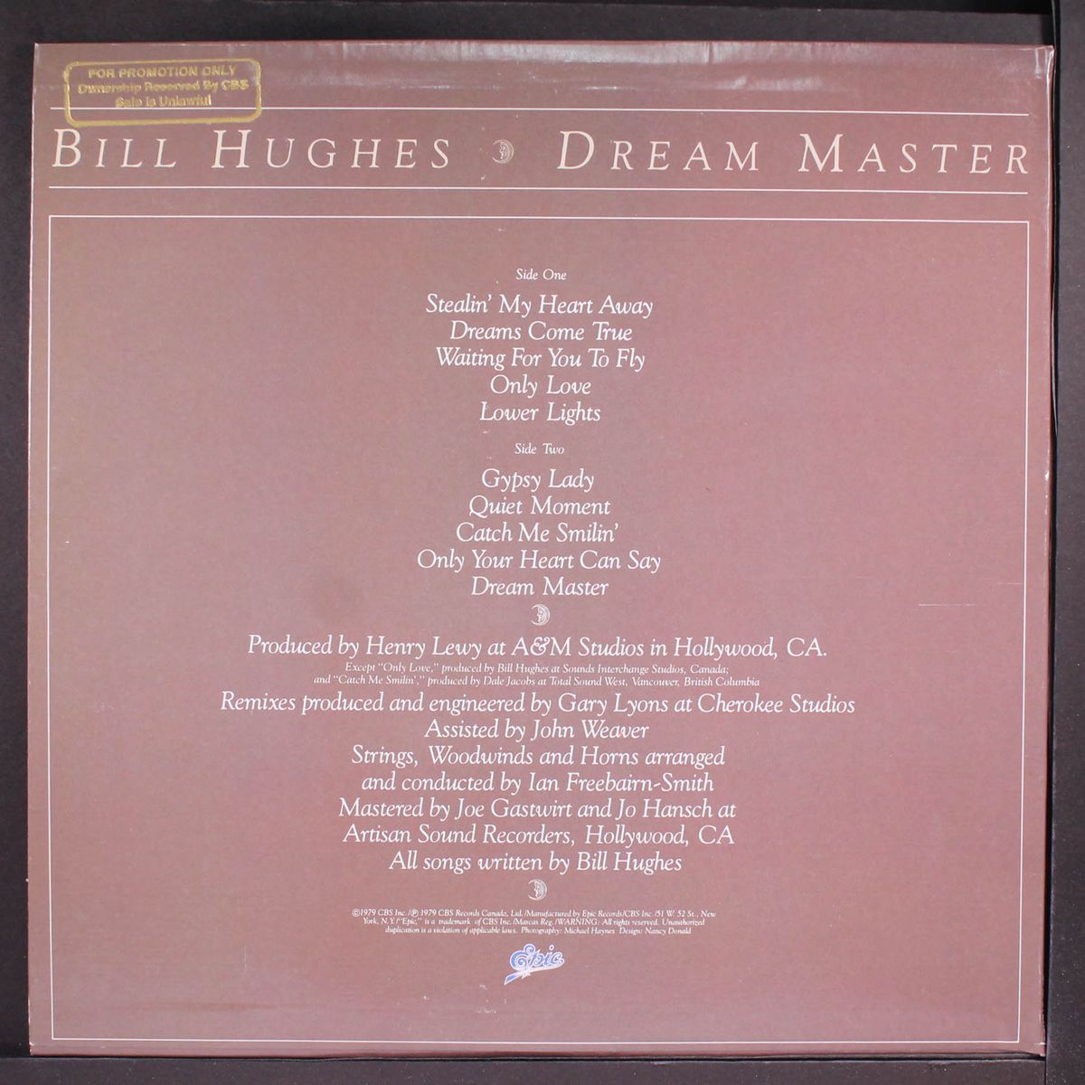 dream master by BILL HUGHES
