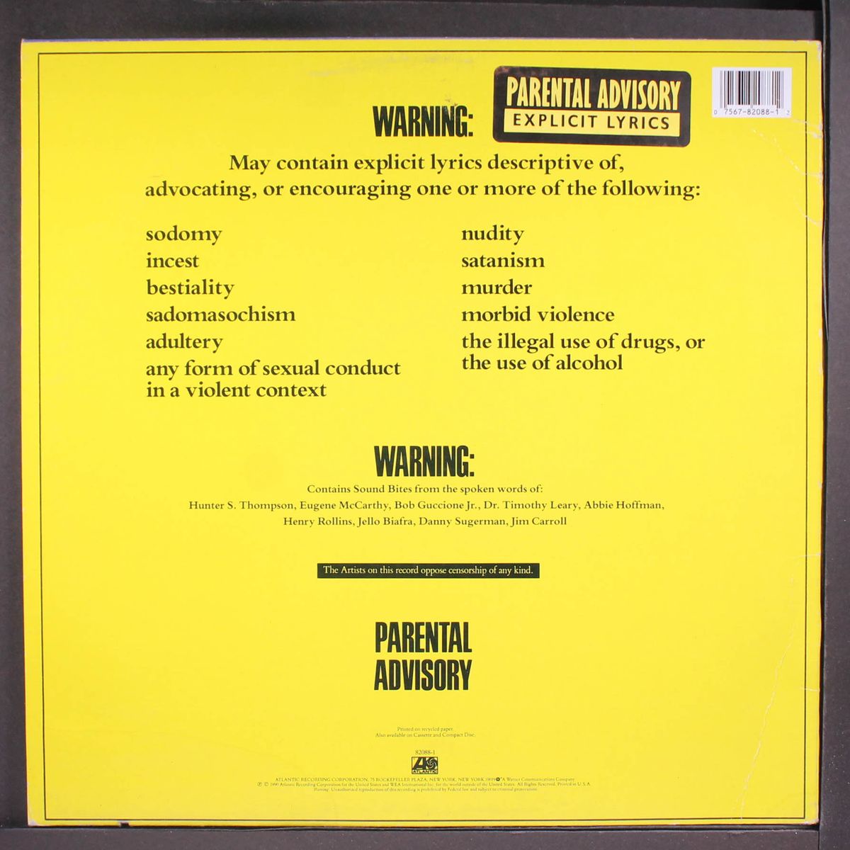 sound bites from the counter culture by VARIOUS
