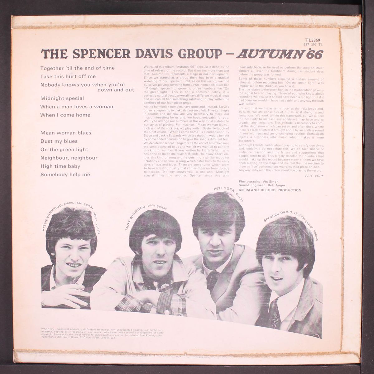 autumn '66 by SPENCER DAVIS GROUP