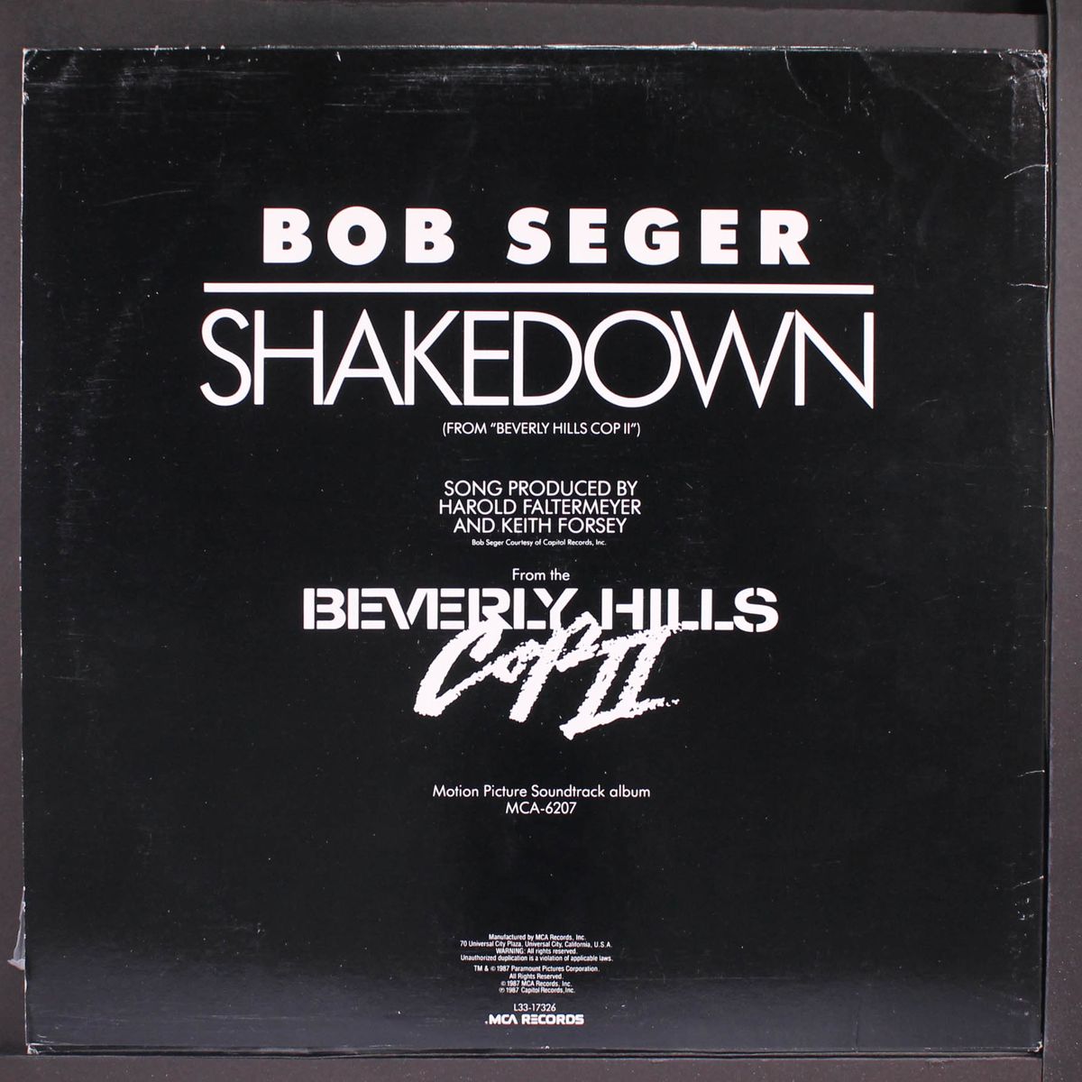 shakedown / same by BOB SEGER
