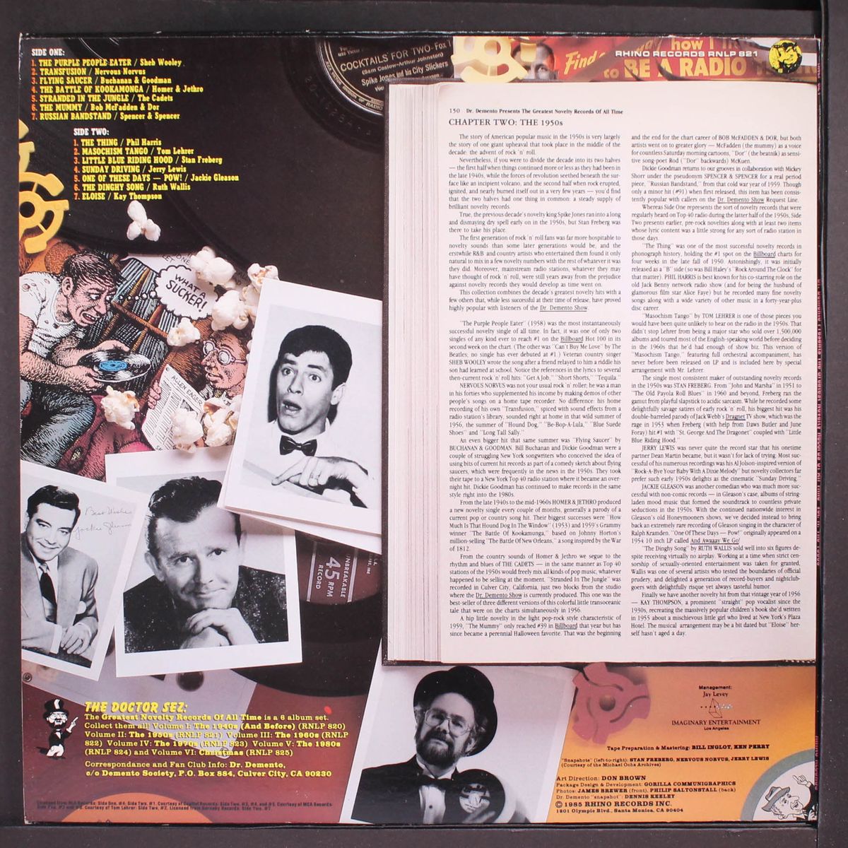 dr. demento's greatest novelty records, vol. 2: the 1950s by VARIOUS