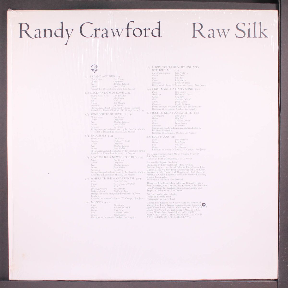 raw silk by RANDY CRAWFORD