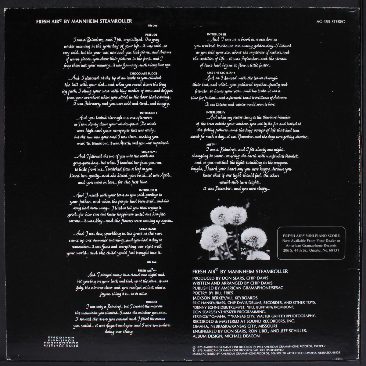 fresh aire by MANNHEIM STEAMROLLER