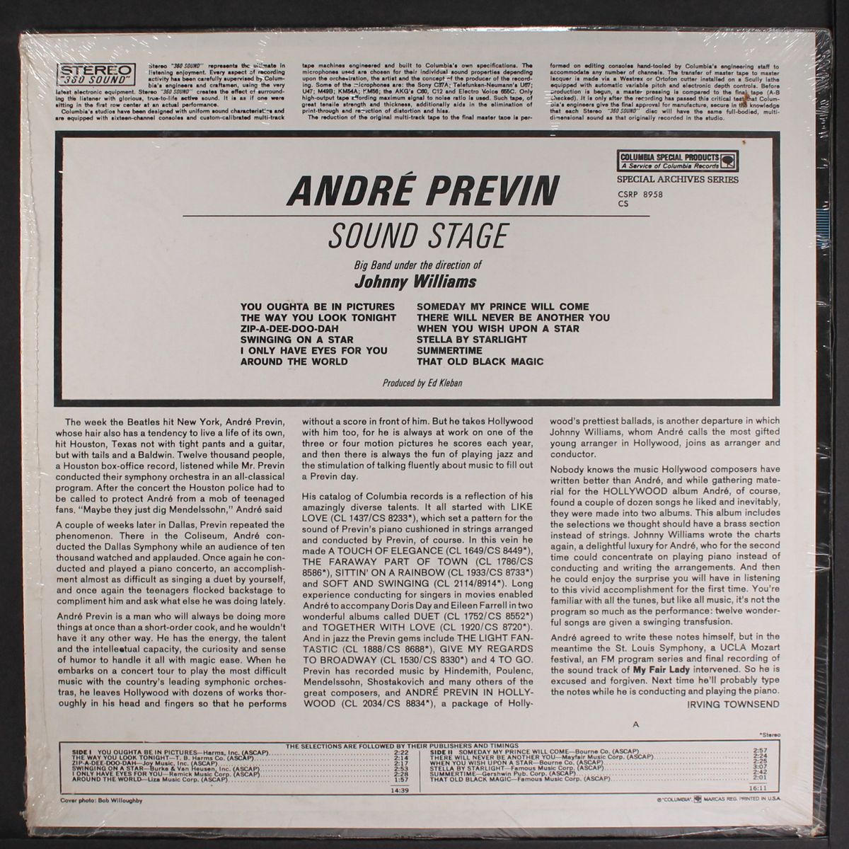 sound stage! by ANDRE PREVIN