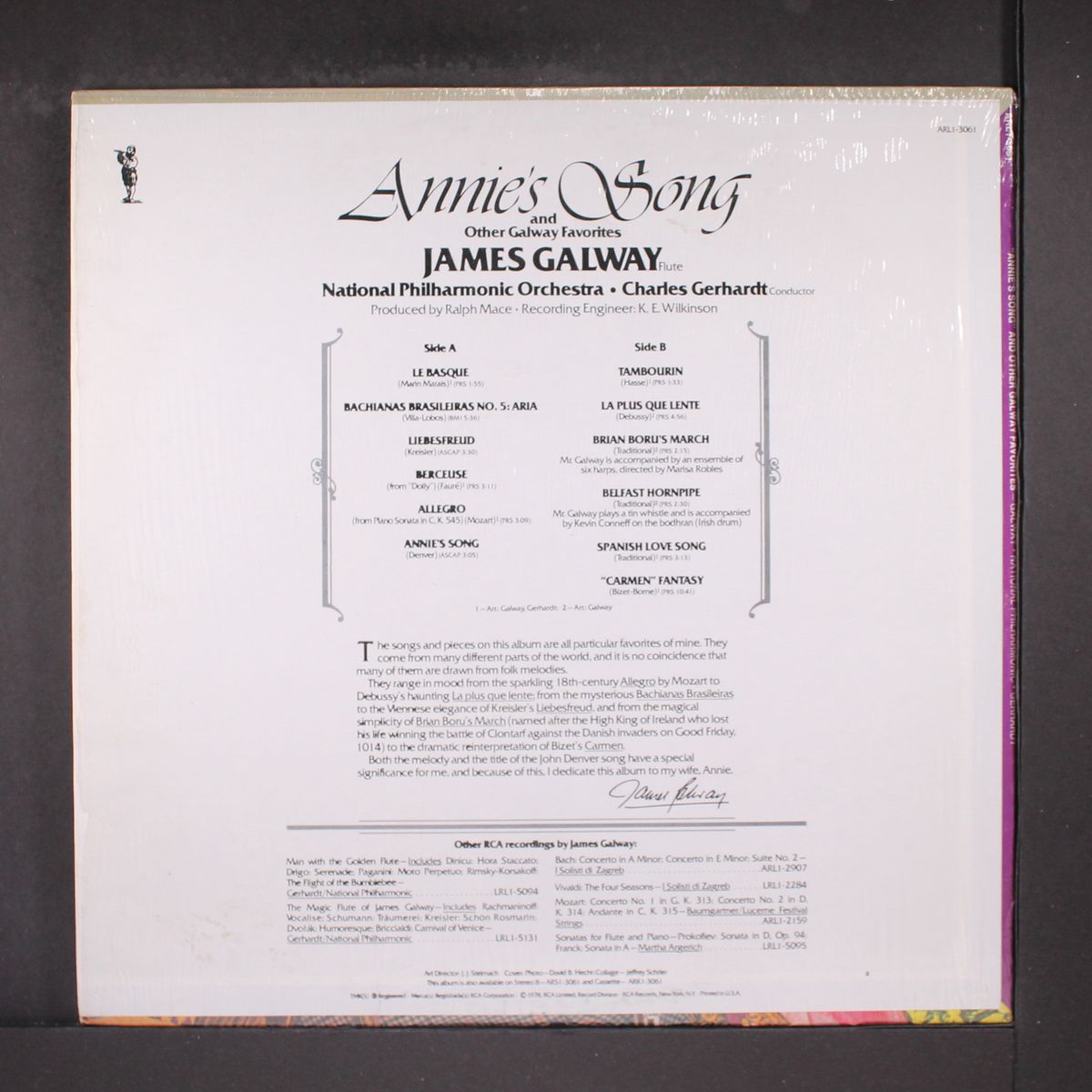 annie's song and other favorites by JAMES GALWAY