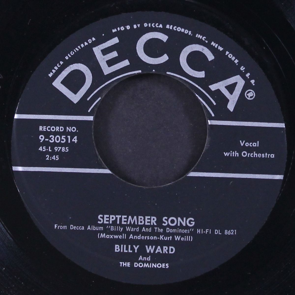september song / when the saints go marching in by BILLY WARD & DOMINOES