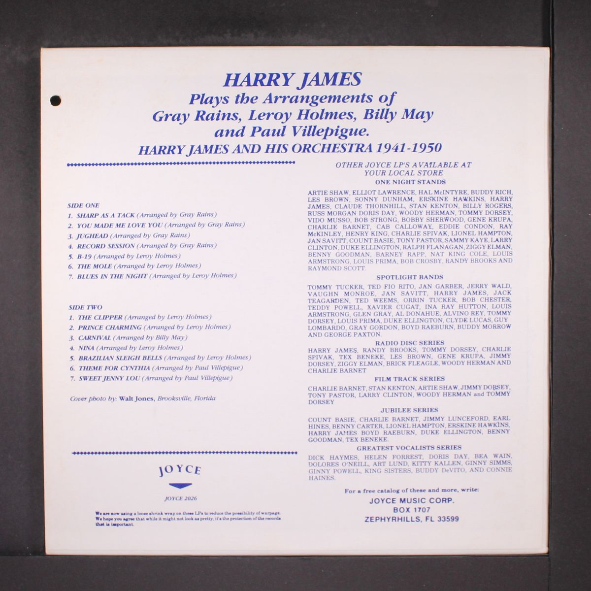 and his orchestra 1941-1950 by HARRY JAMES