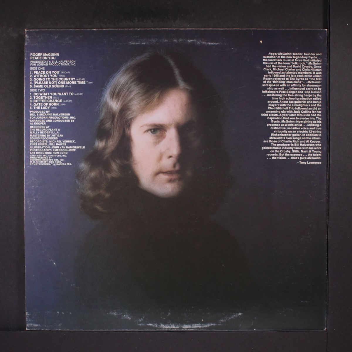 peace on you by ROGER MCGUINN