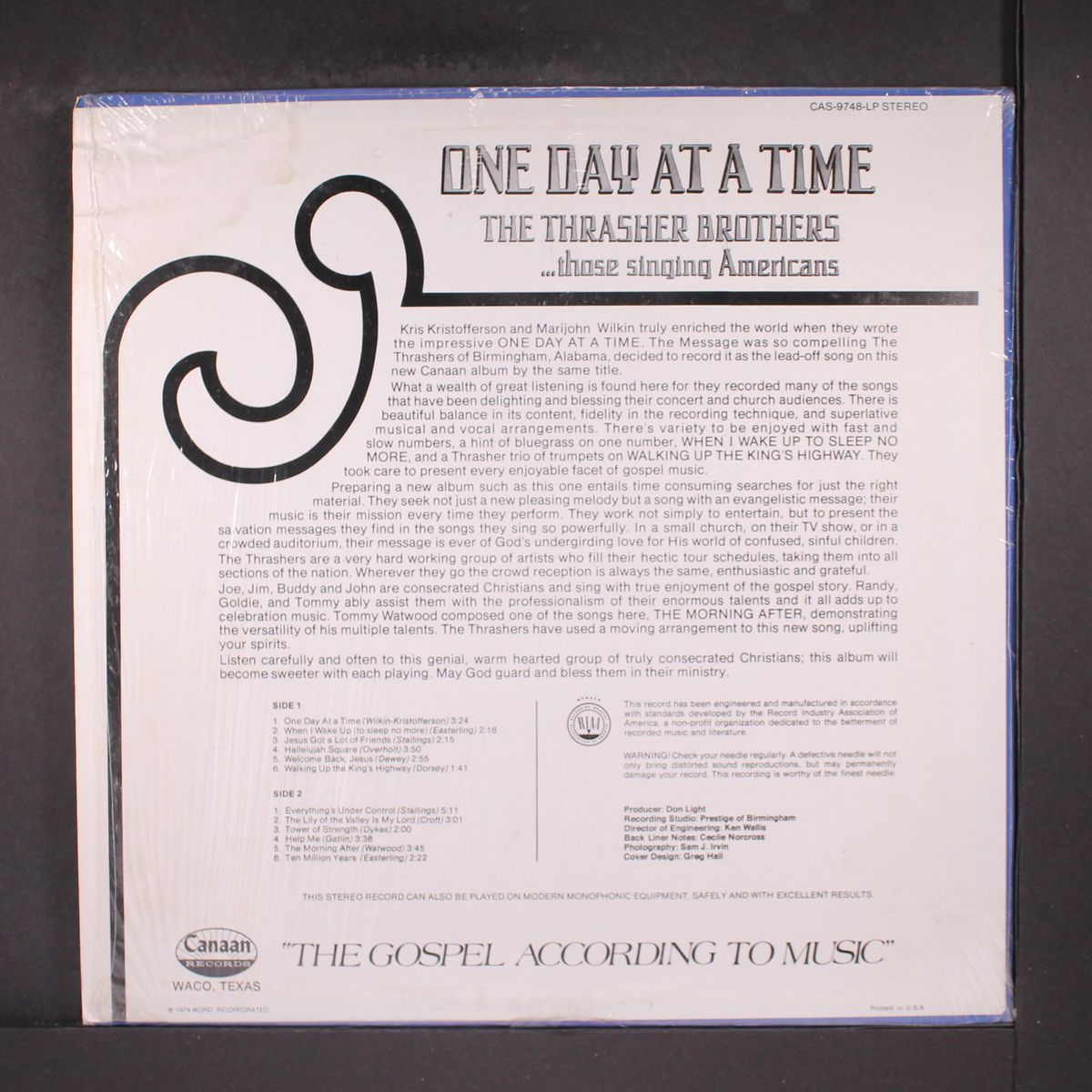 one day at a time by THRASHER BROTHERS