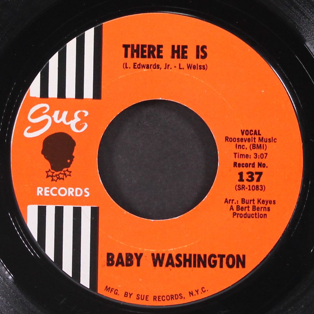 there he is / no time for pity by BABY WASHINGTON