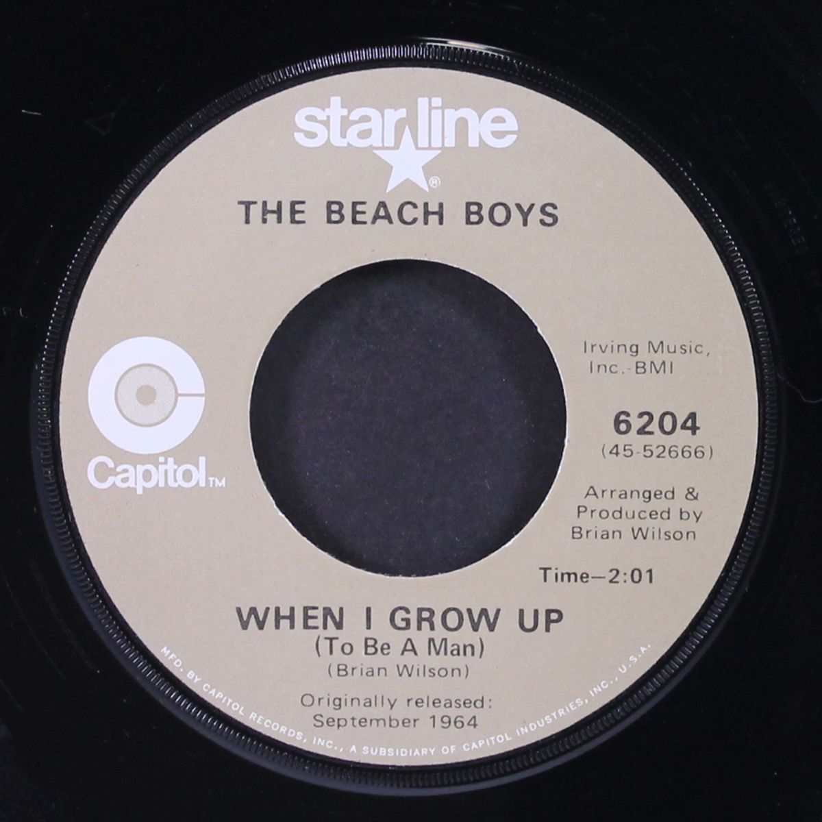 when i grow up / she knows me too well by BEACH BOYS