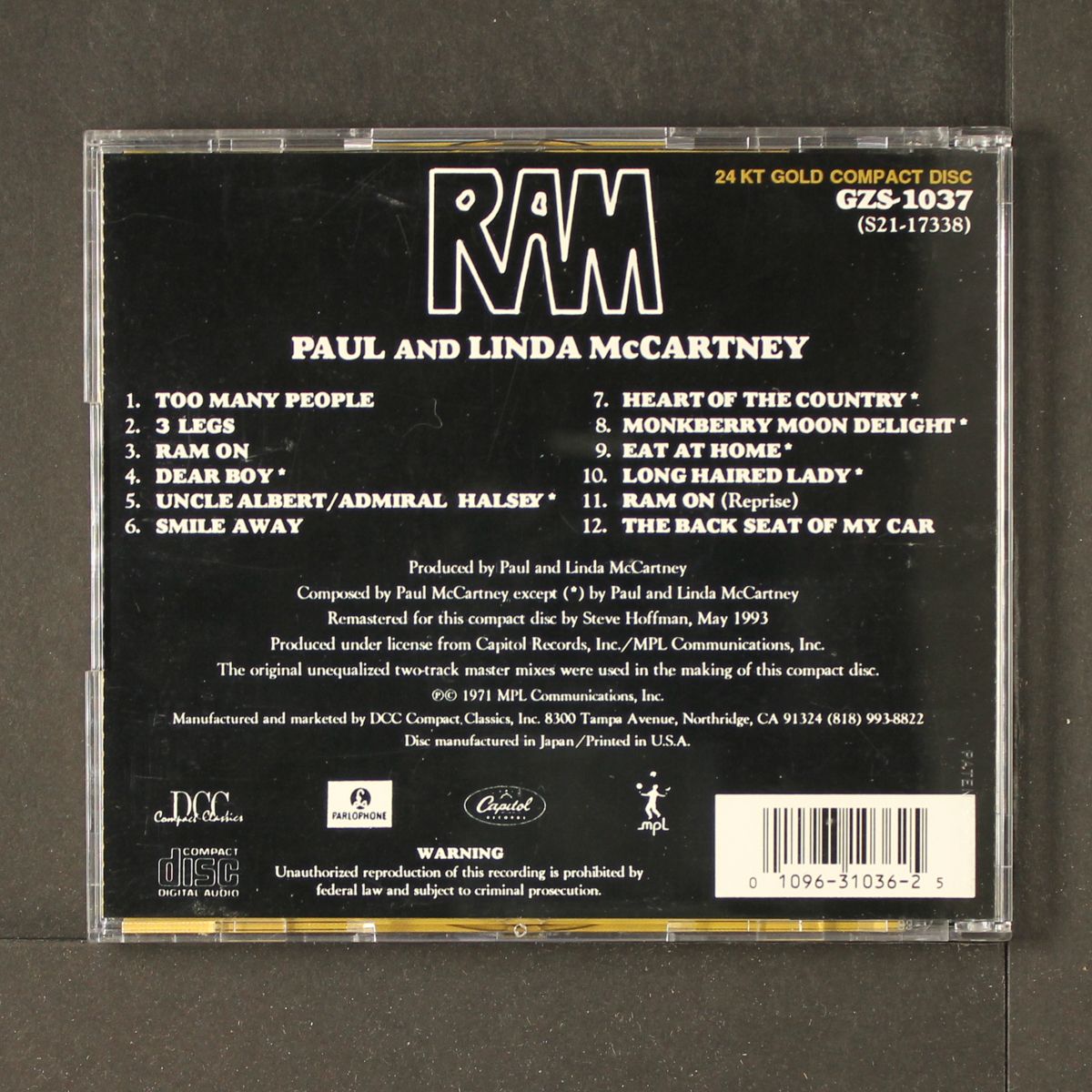 ram by PAUL & LINDA MCCARTNEY