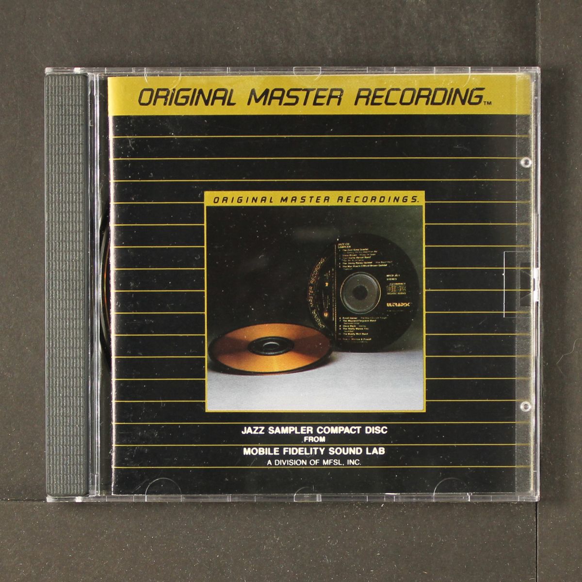 jazz sampler compact disc from mobile fidelity sound lab by VARIOUS
