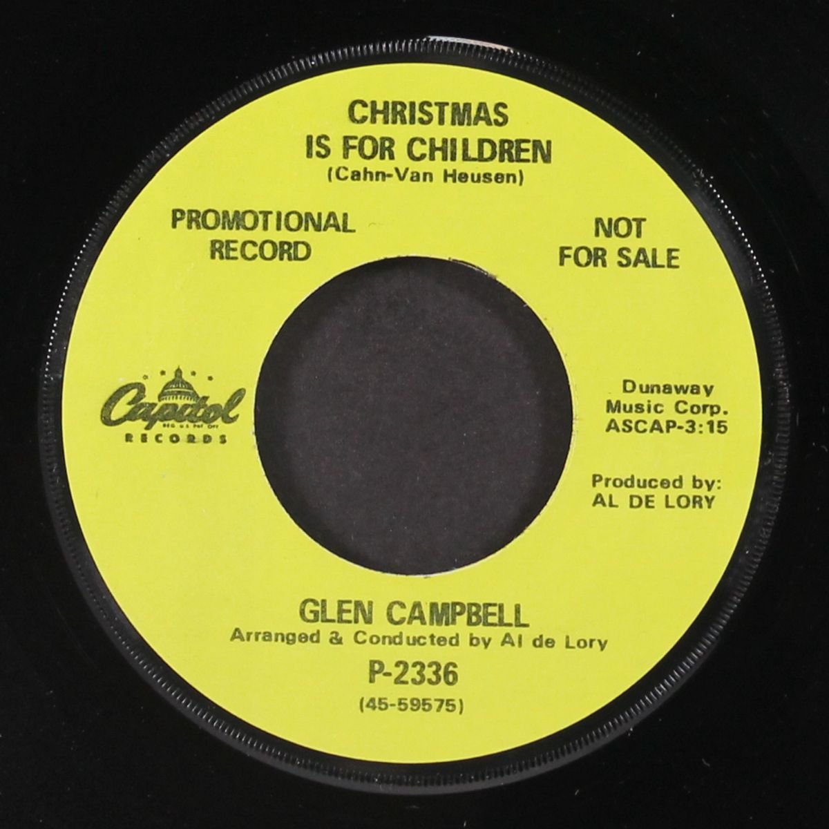 christmas is for children by GLEN CAMPBELL