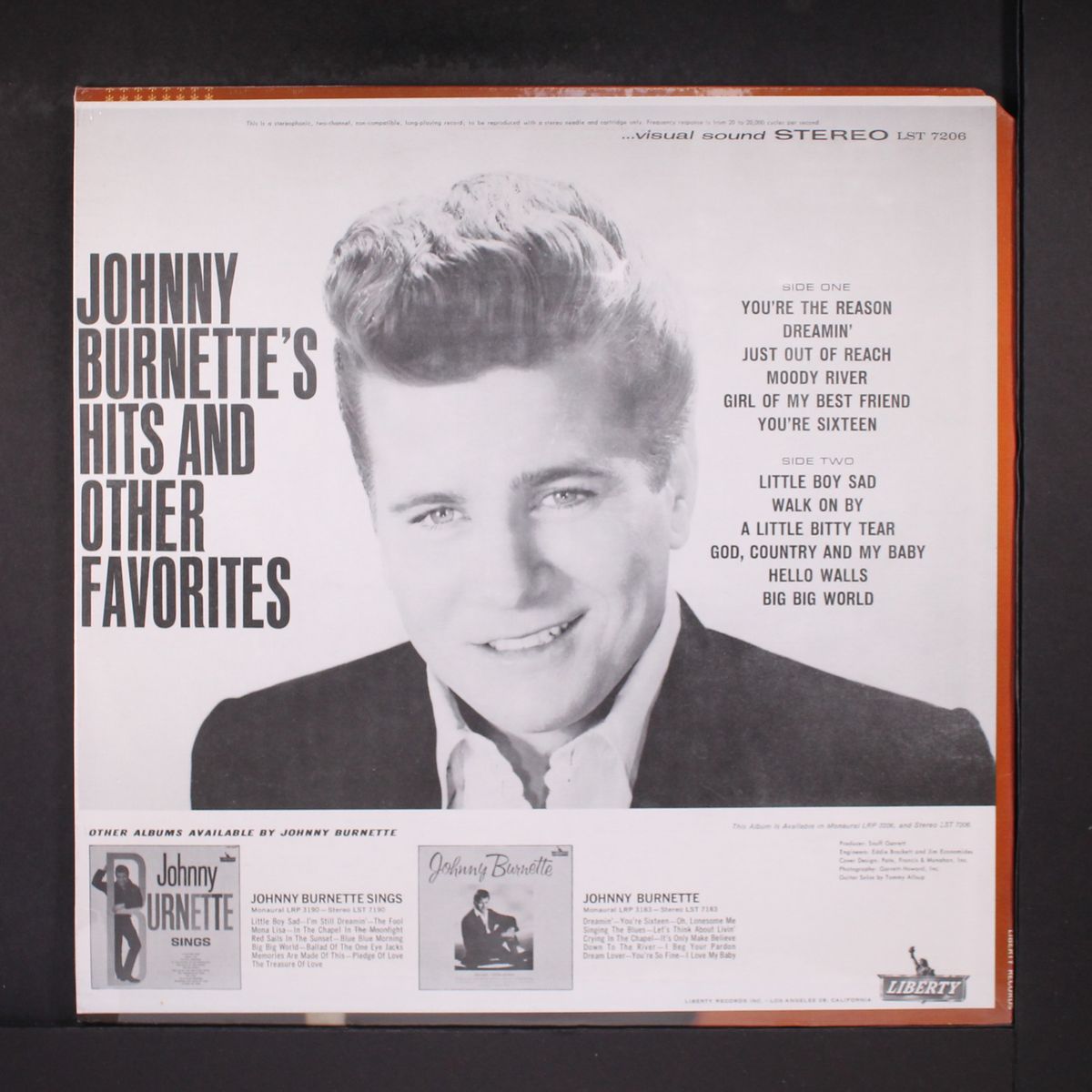 hits and other favorites by JOHNNY BURNETTE