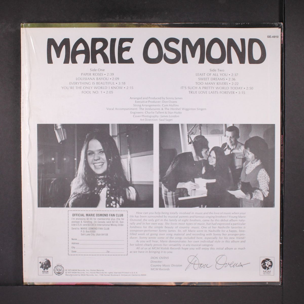 paper roses by MARIE OSMOND